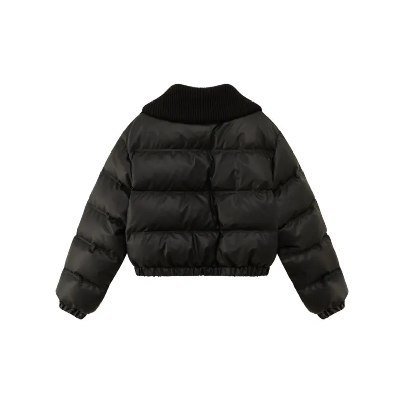 CHUU 24FW Cloud Cream Puff Down Jacket Women's Black-1