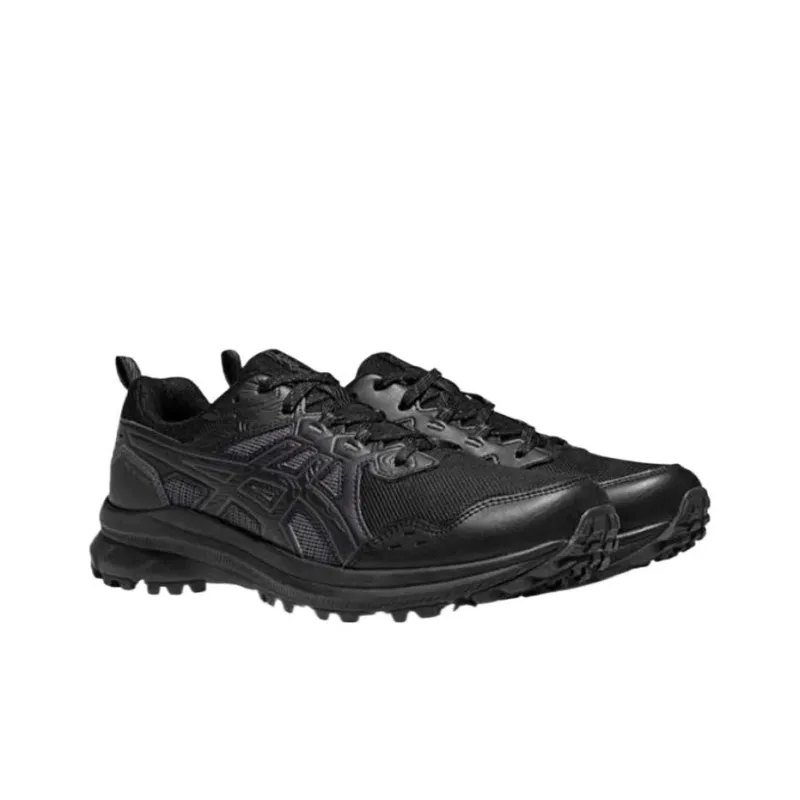 Asics Trail Scout 3 Breathable Low Top Hiking Shoes Unisex Black Blue-1