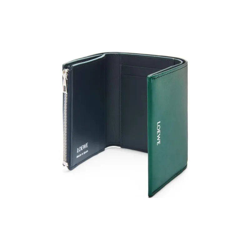 LOEWE Calfskin Wallet Men's Evergreen-3