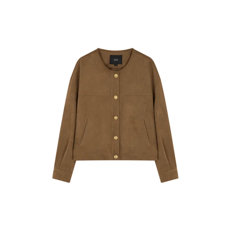 Mo Han Yi Mei Jackets Coats Women's Ginger Yellow-0