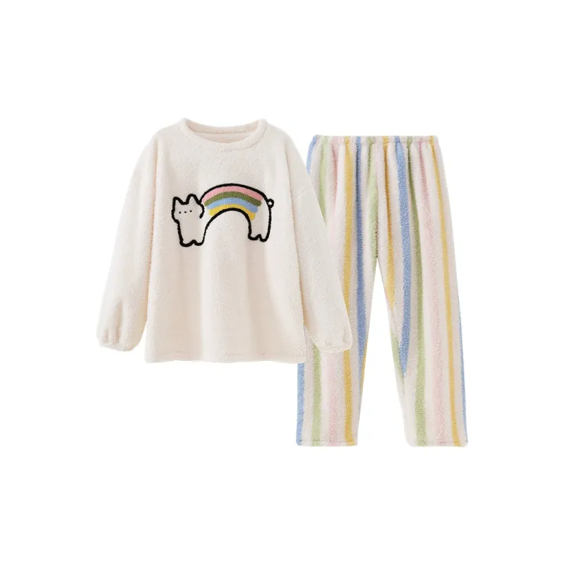 O'MESIK Pajama Set Women's Apricot-0