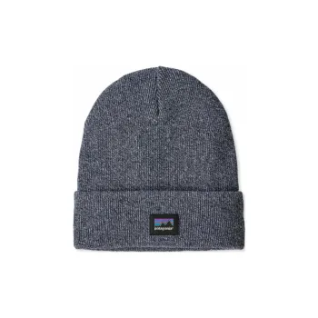 Patagonia Post-Industrial Recycled Cotton Recycled Polyester Fibers Yarn Beanies Unisex Gray