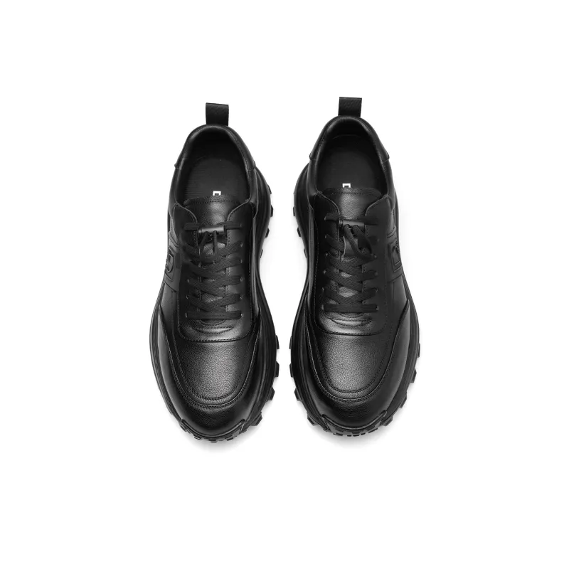 D FUSE SCANDINAVIA Low Top Casual Shoes Men's Black-4
