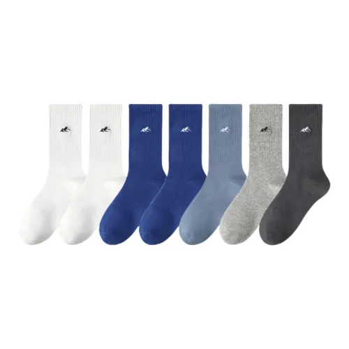 Yalu Mid Calf Socks Men's 7 Pack