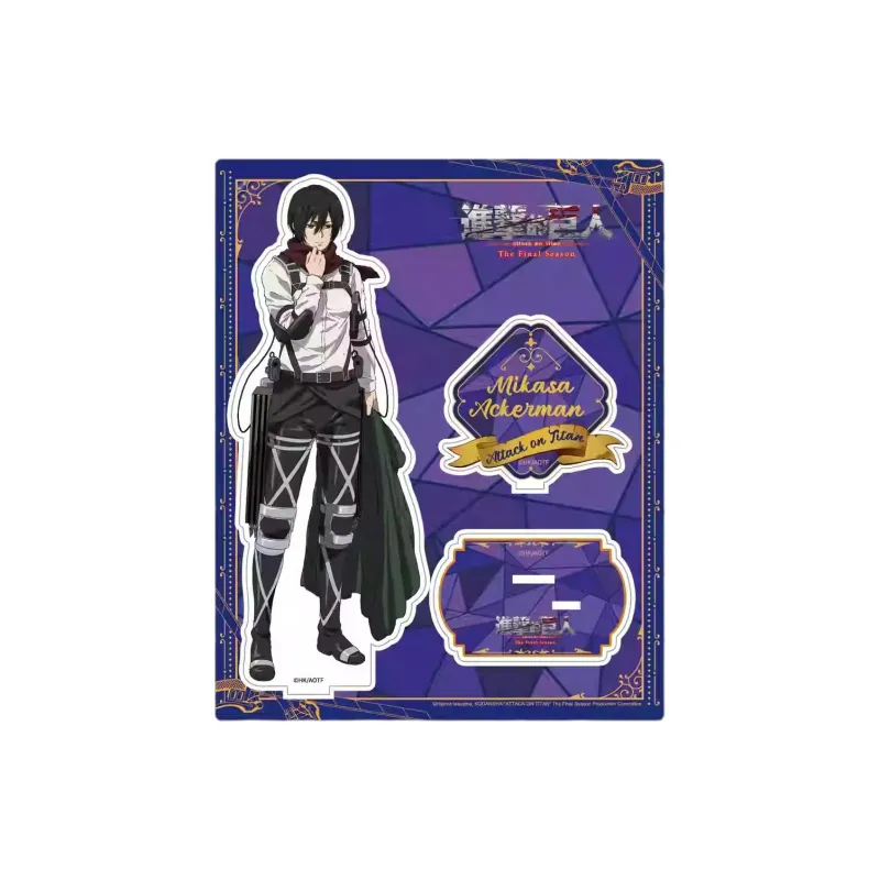 BOOM COMIC Attack On Titan Final Season Window Box Collection Eren Elmin Acrylic Stands-2