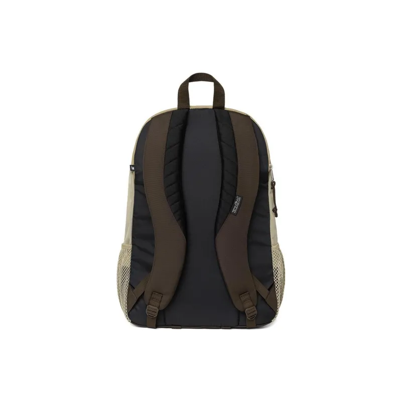 JanSport Polyester Backpack Regular Unisex Beige-3