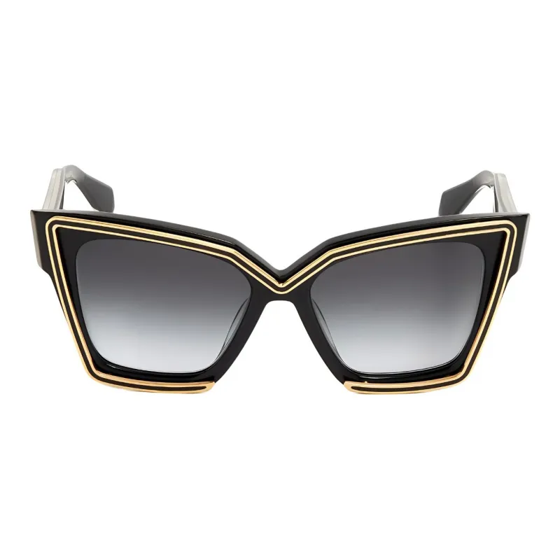 Valentino Square Sunglasses Women's Black-2