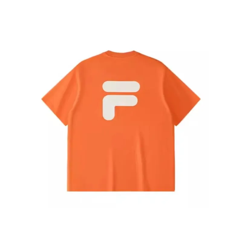 FILA FUSION SS25 T Shirt Unisex Pulp Orange-0