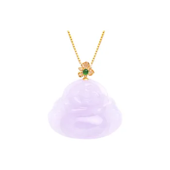 Clear Snow Ice Glutinous Necklaces Unisex