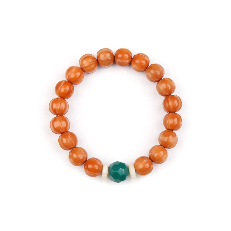EADDA JEWELRY Monkey Head Walnut Bracelets Unisex-0