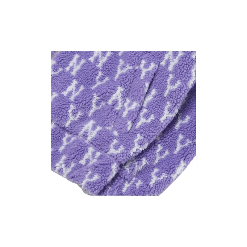 MLB New York Yankees Velvet Jackets Unisex Purple-4