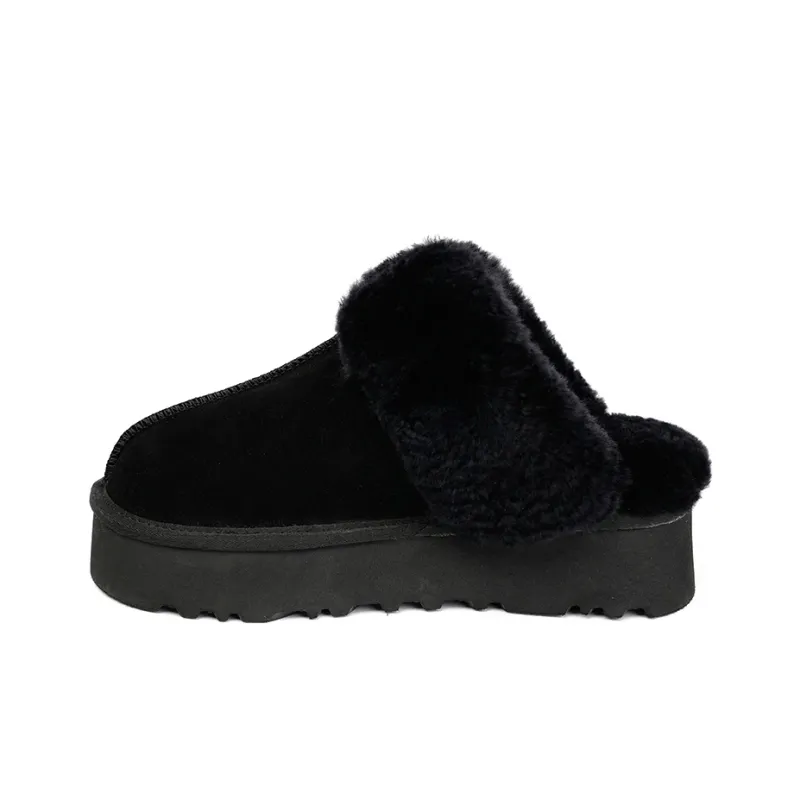 ABIDJAN Warm Winter Series EVA Abrasion Resistant Slip Resistant Wrap toe Slippers Women's-4
