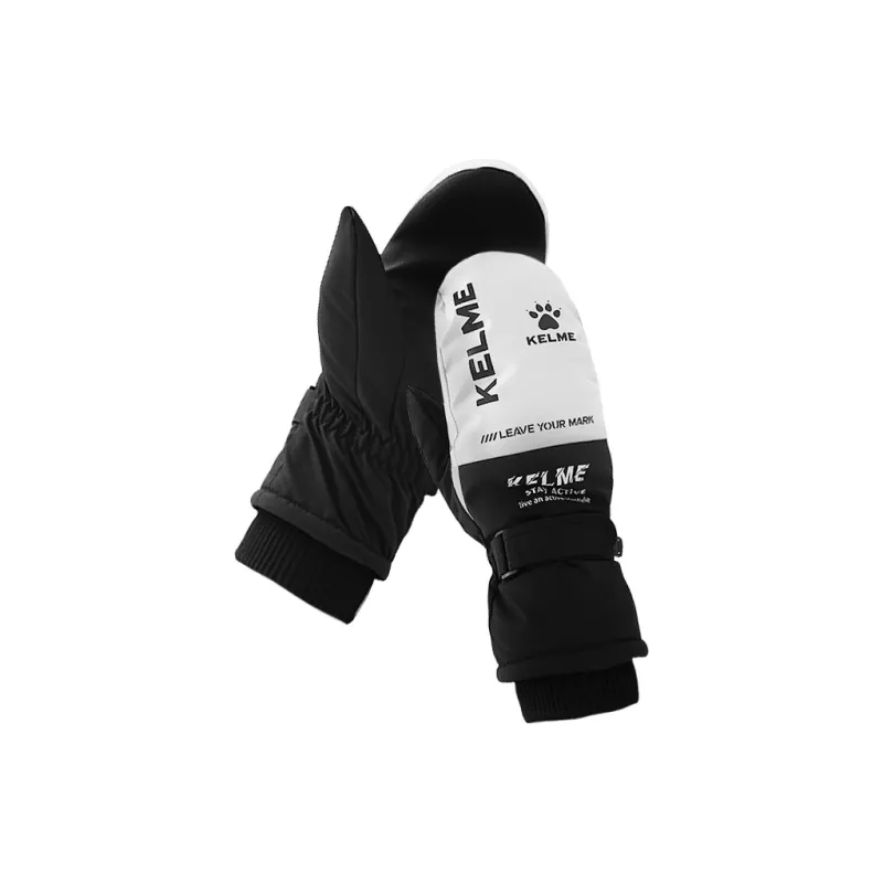 KELME Polyester Sports Gloves Unisex White Green Rose Red-1