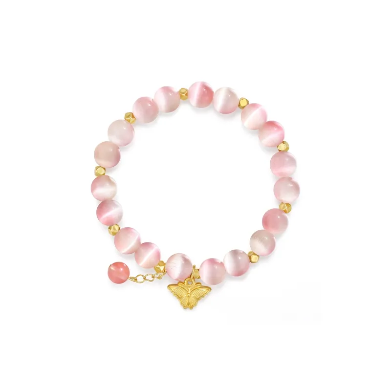 SEVEN COOK Glass Cat Eye Jade Bracelets Women's-0
