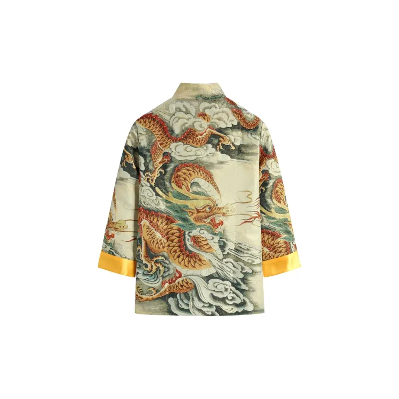 XUANSHENG Jackets Coats Men's Dragon-1