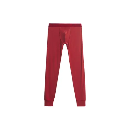 SALIGIA Leggings Men's Auspicious Python Red