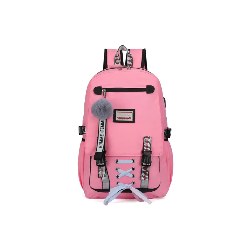 ALOENEY Polyester Cotton Blend Backpack Regular Unisex Multicolor-4