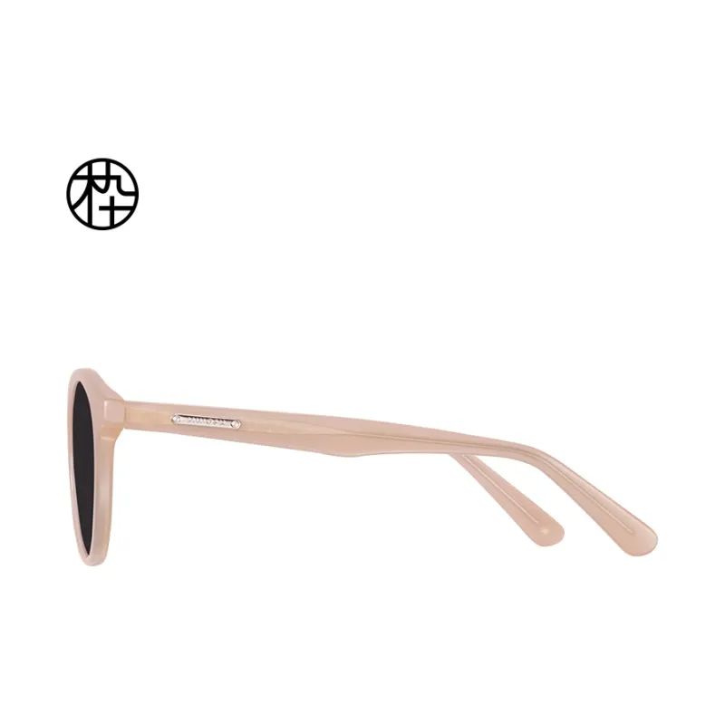 MUJOSH Plate Frame Round Sun Protection Sunglasses With UV Protection Unisex-9