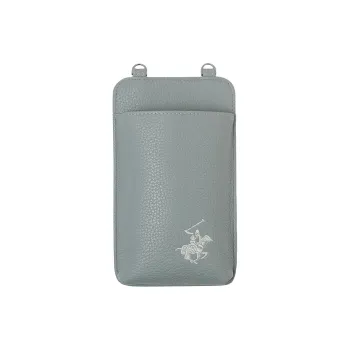 BEVERLY HILLS POLO CLUB PU Cell Phone Pouch Men's Slate Blue