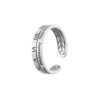 MISS XIA JWY Titanium Steel Rings Unisex