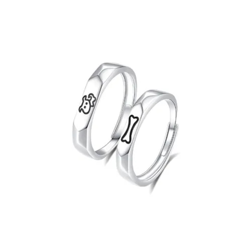 LUYUO 999 Fine Silver Rings Unisex