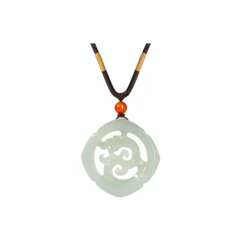 JIAHAOJADE Hetian Jade Necklaces Green Jade Unisex