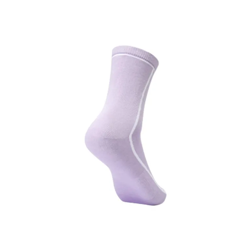 Skechers Colorful Knee-High Socks Unisex 1 Pack Bright White/Light Violet Blue-1
