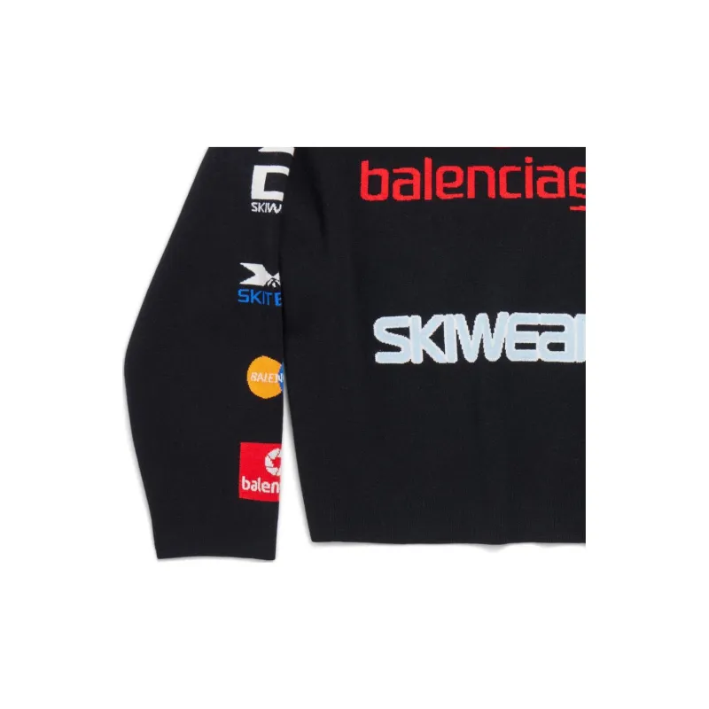 Balenciaga Turtleneck Long Sleeved Ski Sweater-4