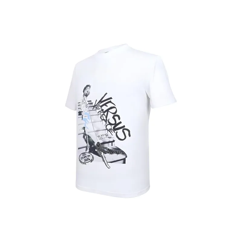 VERSACE T Shirts Men White-1