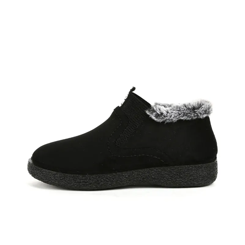 Old Meihua Cushioning Mid Top Casual Shoes Women's Black-0
