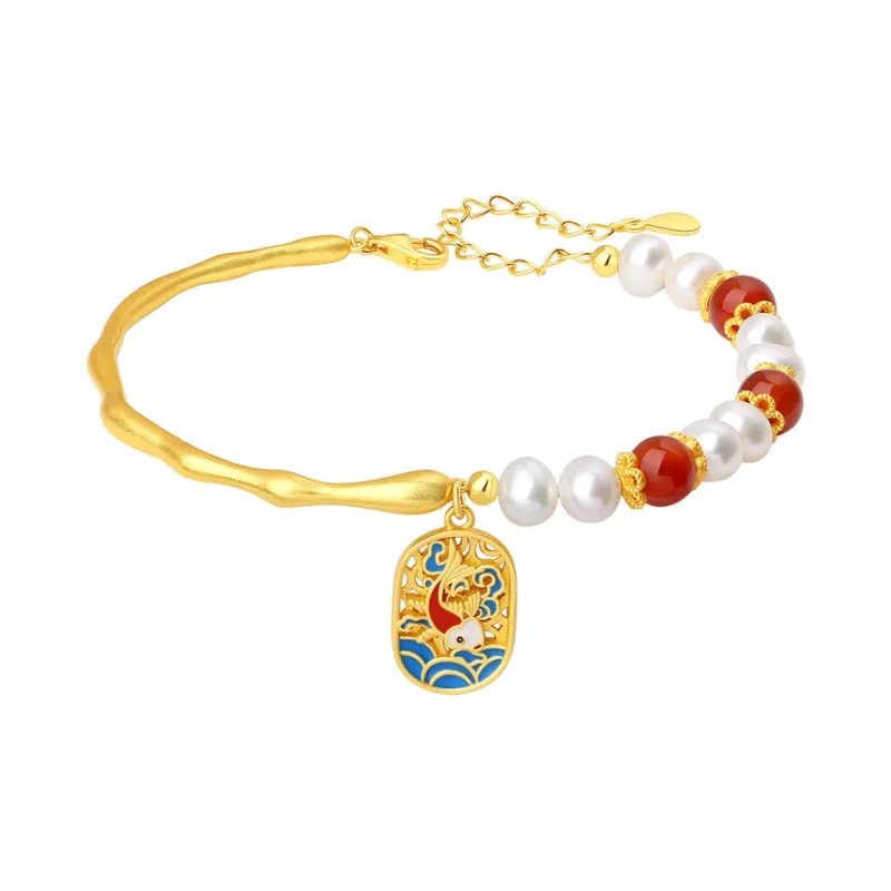 Andaozi Freshwater Pearl Bracelets Women's-0