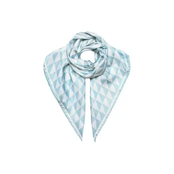 PRADA Triangle-logo Twill Scarf