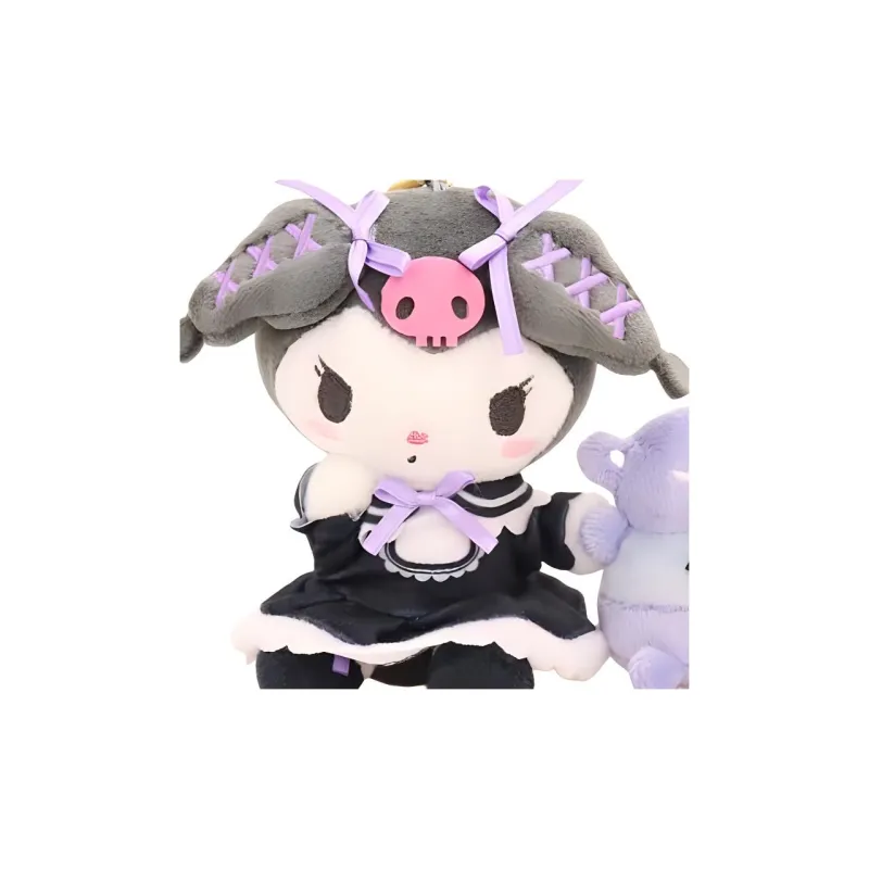 Sanrio Heartbeat Party Collection Kuromi Dolls Plush Doll 13cm High-1