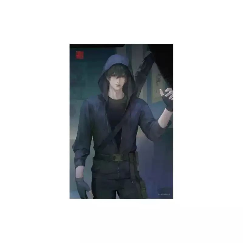 MANCOOL Night Patrol The Lost Tomb Ink Shadow Collection Letter Badge Polaroid Transparent Card Merch Acrylic Stands-4