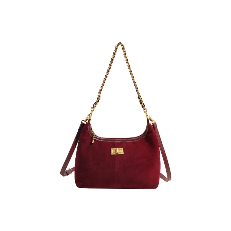 RUIPAI Suede Crossbody Bag, Shoulder Bag Women's Brown/Coffee/Burgundy/Black-13