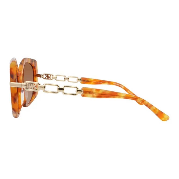 MICHAEL KORS Plastic Irregular Shape Sunglasses Women's Tortoiseshell-2