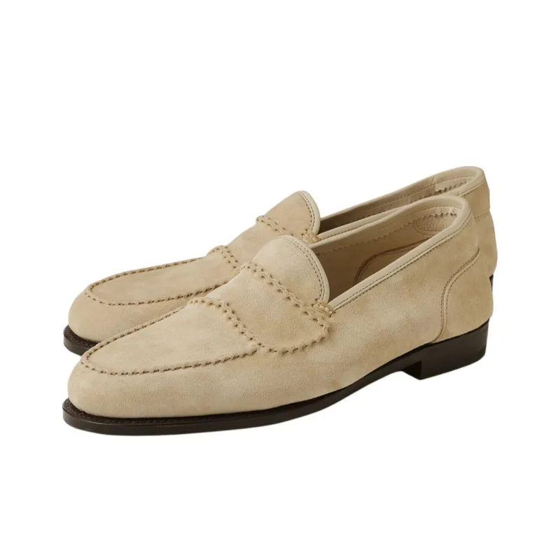 JOHN LOBB Bath Loafers Men's Apricot-2
