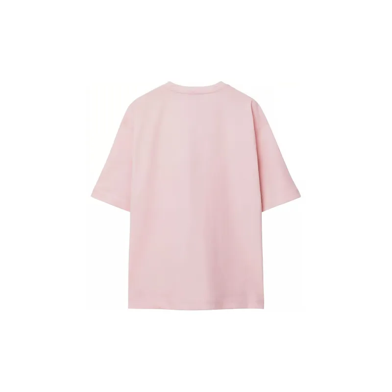 Burberry FW23 Drop Shoulder Sleeve T Shirt Women's Light Pink-1