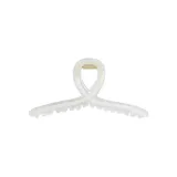 Milk White Transparent Claw Clip