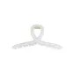 Milk White Transparent Claw Clip