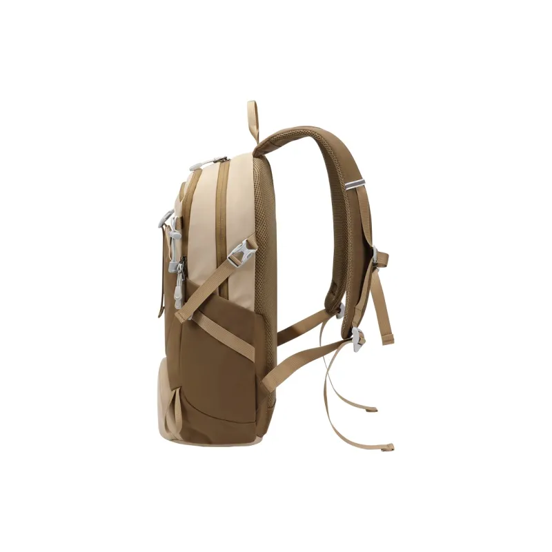 GOLF Fabric Backpack Extra Large Unisex Ecru With Black/Macaron Tea Brown-4