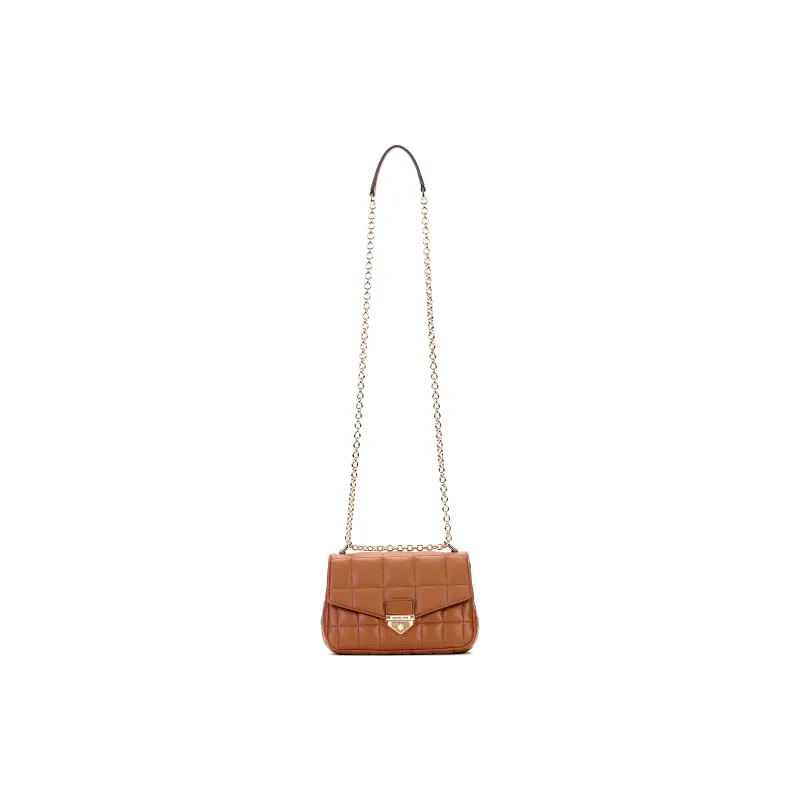 MICHAEL KORS MICHAEL KORS Luggage Collection Sheepskin Shoulder Bag, Crossbody Bag Women's Leather Brown-1