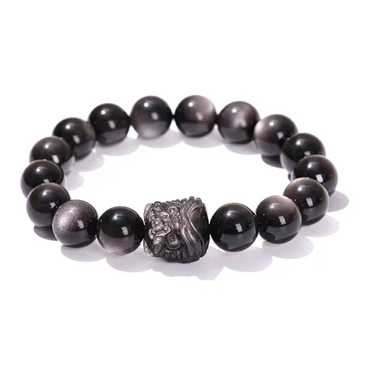 RboySe Obsidian Bracelets Unisex-0