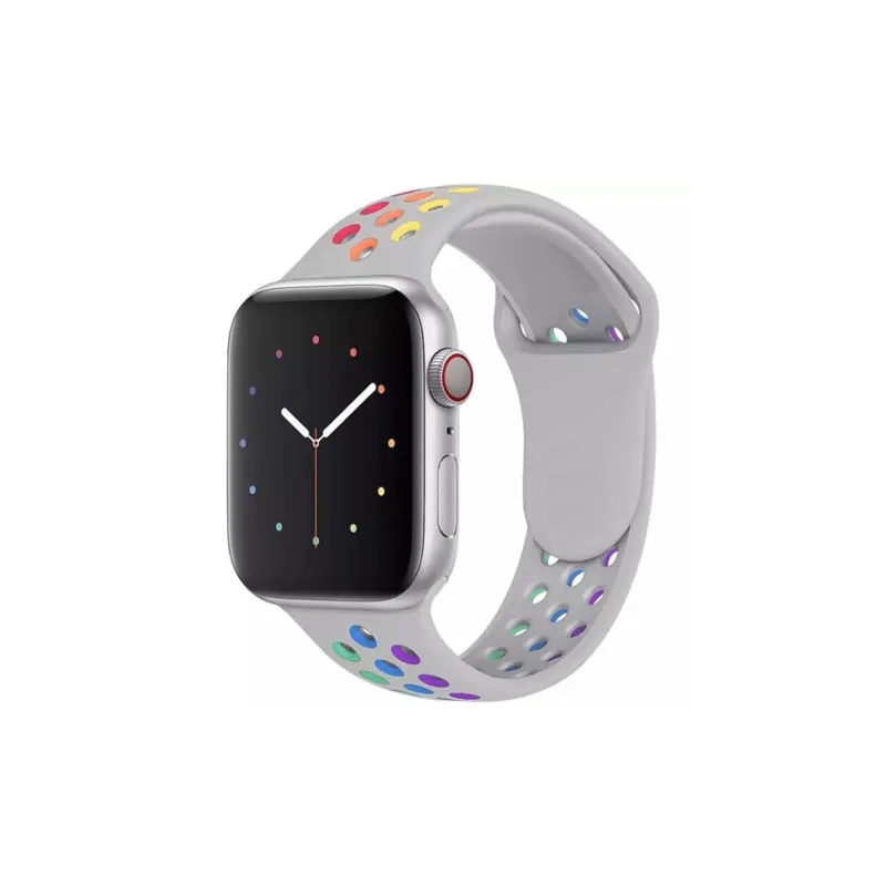 ZHENGGUANG Watch Band Apple Compatibility Silicone Material-24