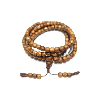 Guansha Qinan Agarwood Zodiac Year Beaded Bracelet Unisex