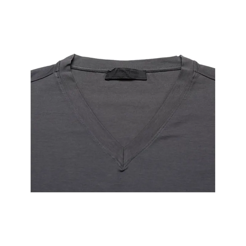 PRADA T-Shirts Men Smoke Gray-2