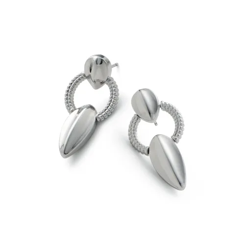 RSNY Gold Plated Copper Stud Earrings Women's