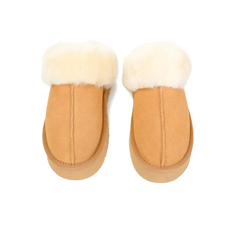 ABIDJAN Warm Winter Series EVA Abrasion Resistant Slip Resistant Wrap toe Slippers Women's-2