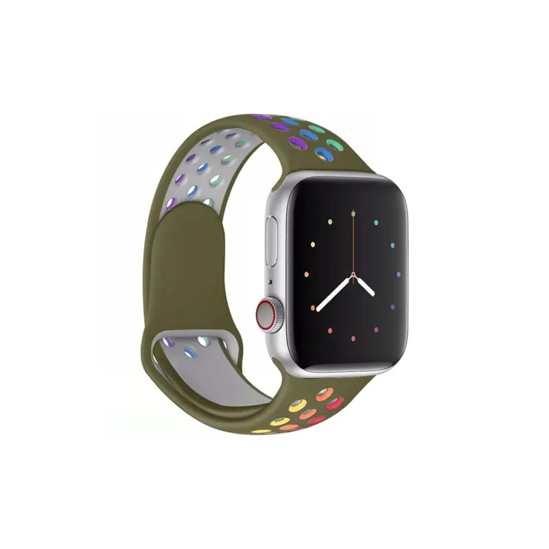 ZHENGGUANG Watch Band Apple Compatibility Silicone Material-23