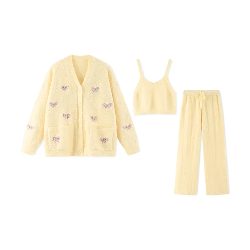 Beast's Secret Pajama Set Women's Yellow-0